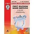 Alfred First Division Band Method Part 1 E-Flat Alto Saxophone Standard