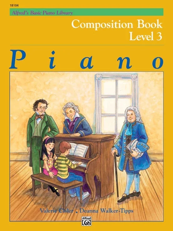 Alfred’s Basic Piano Library Composition Book Level 3