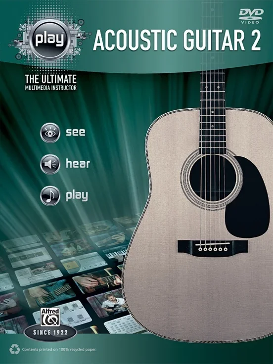 Alfreds Play Acoustic Guitar 2 Book/DVD