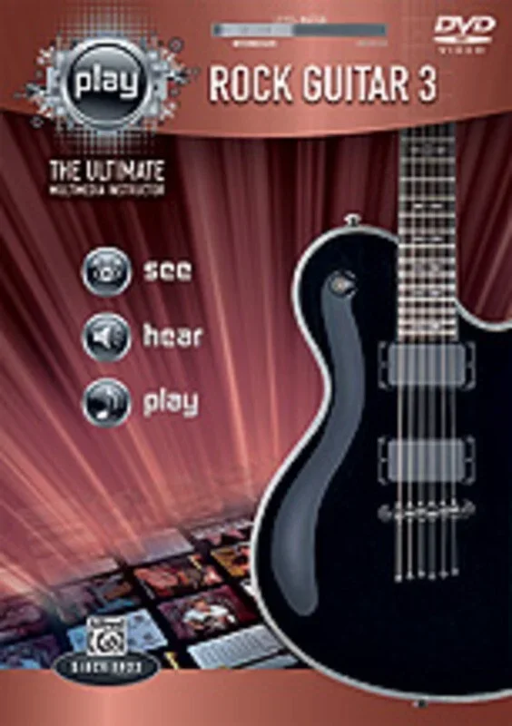 Alfreds Play Rock Guitar 3 DVD Book