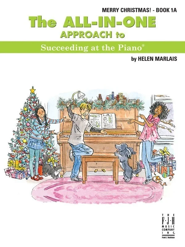 All In One Approach Succeeding Piano Merry Christmas 1A (Softcover Book)