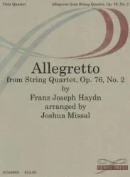 Allegretto from String Quartet, Op. 76, No. 2 – Viola Quartet