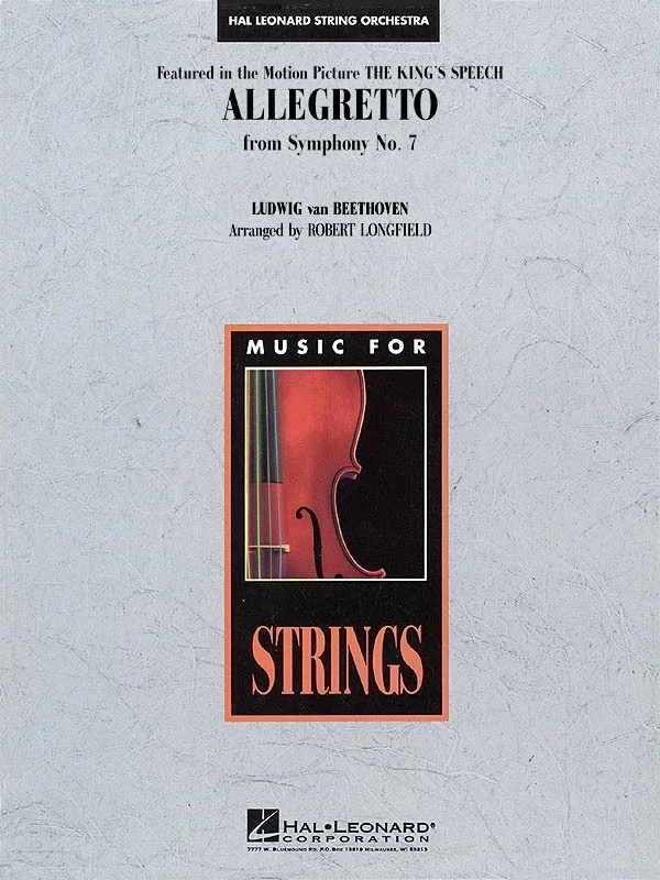 Allegretto From Symphony No. 7 So 3-4 (Music Score/Parts)