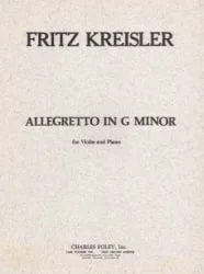 Allegretto in G Minor – Violin and Piano
