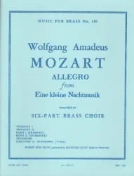 Allegro from Eine Kleine Nachtmusik – Brass Ensemble