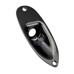 Allparts AP-0610-003 Jackplate for Stratocaster – Black