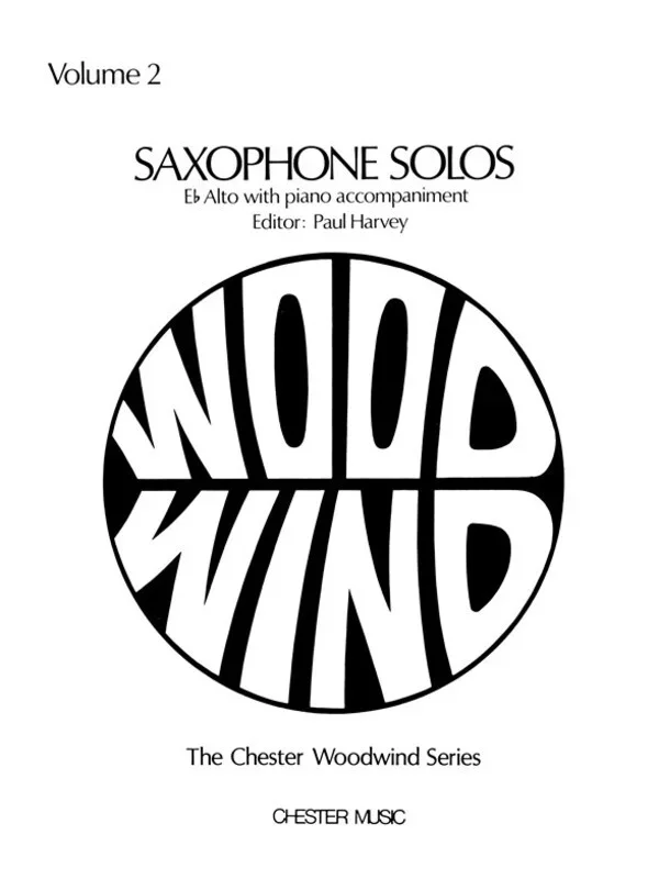 Alto Sax Solos Vol 2 Ed Harvey (Softcover Book)