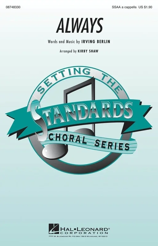 Always SSAA A Cappella (Octavo)