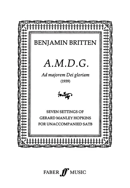 Amdg SATB Voices