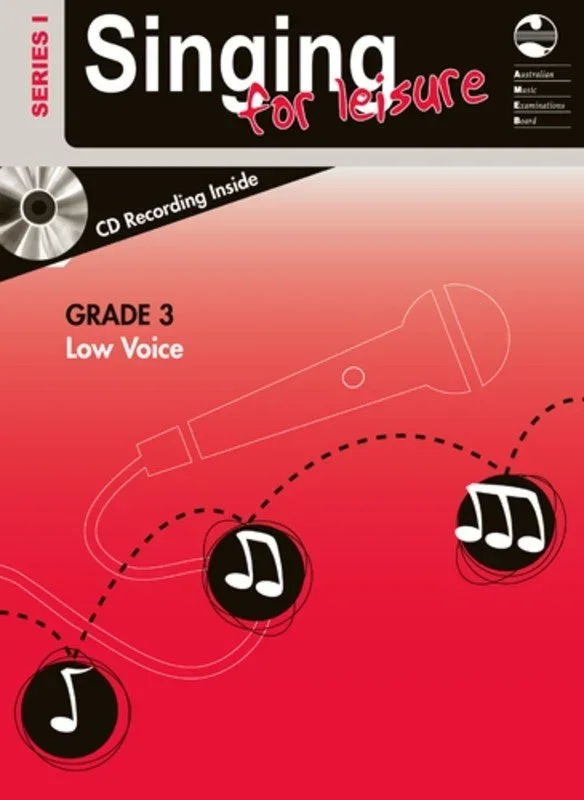 AMEB Singing For Leisure Grade 3 Low Voice Series 1