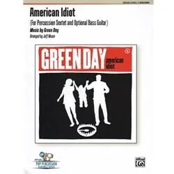 American Idiot – Percussion Sextet (and optional Bass Guitar)