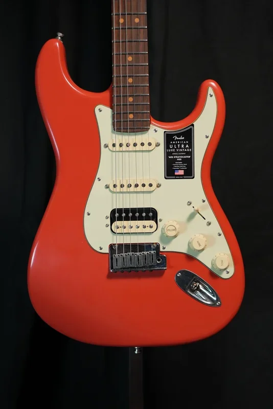 American Ultra Luxe Vintage ’60s Stratocaster® HSS Fiesta Red