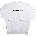 Ampeg Ampeg Lane Crew Neck Pullover- White Medium White