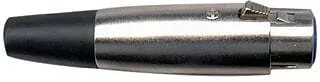 AMS 3651 XLR Female Connector 3 Socket Nickel