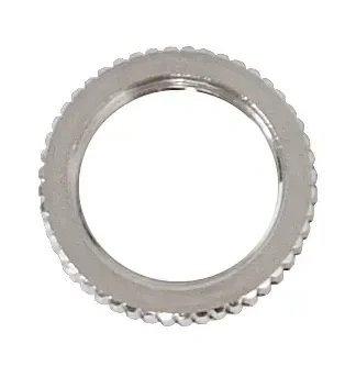 AMS Knurled Nut for M12 Toggle Switch – Nickel Finish