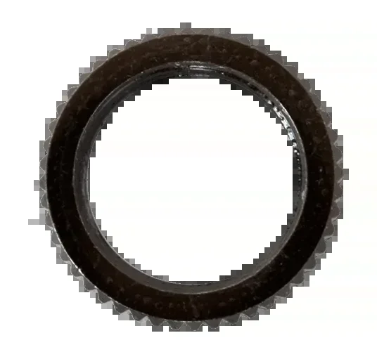 AMS Knurled Nut for Toggle Switch Black M12.0-1.25P
