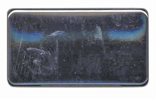AMS LPC54 Pickup Cover Humbucker Closed Style Chrome