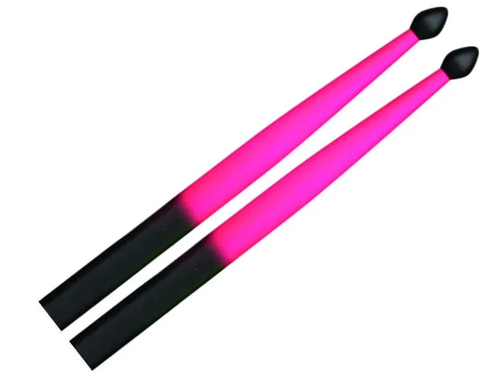 AMS Nylon Tipped Maple Pink and Black Drum Sticks