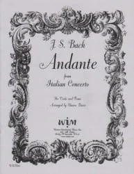 Andante from Italian Concerto – Viola and Piano