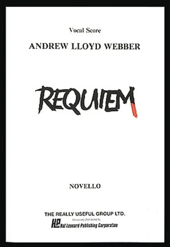 Andrew Lloyd Webber – Requiem Vocal Score (Softcover Book)