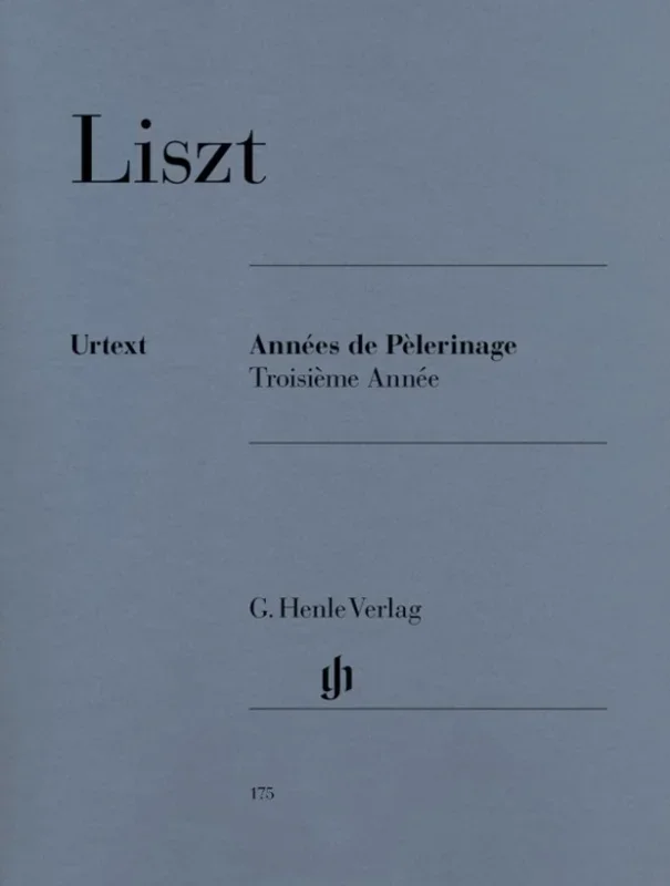 Annees De Pelerinage Book 3 (Softcover Book)