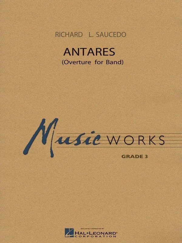Antares Overture For Band Mw3 (Music Score/Parts)