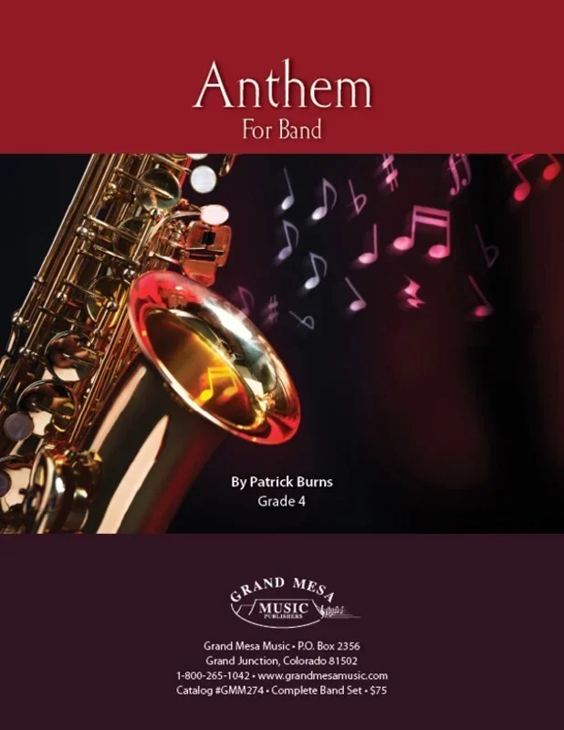 Anthem Concert Band 4 Score/Parts Book