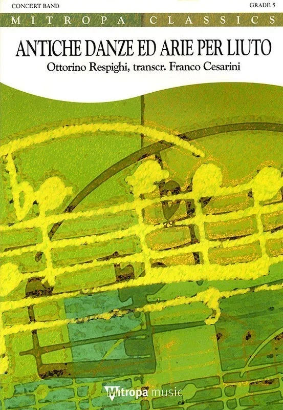 Antiche Danze Ed Arie Per Luito Concert Band 5-6 Score/Parts