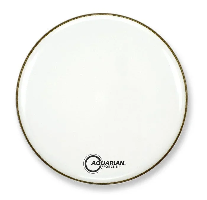 Aquarian 28 Inch Bass Drum Head White Resonant FR28W