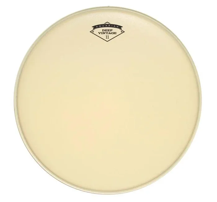 Aquarian 8″ Deep Vintage II Coated 10/10 Double Ply Drumhead
