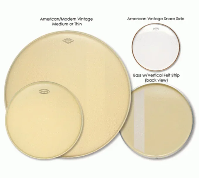Aquarian MOTC-T20B Vintage Thin Coated Drumhead