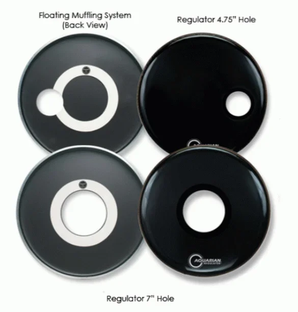 Aquarian RPT22W Regulator Large 7 White Drumhead