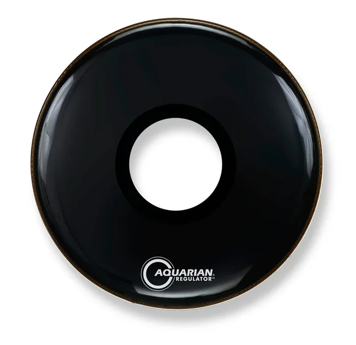Aquarian RPT28BK Regulator Large 7 Black Drumhead