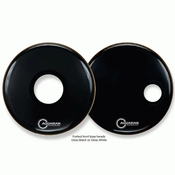 Aquarian SMPTCC24BBK Ported Fr Bass Small Drumhead