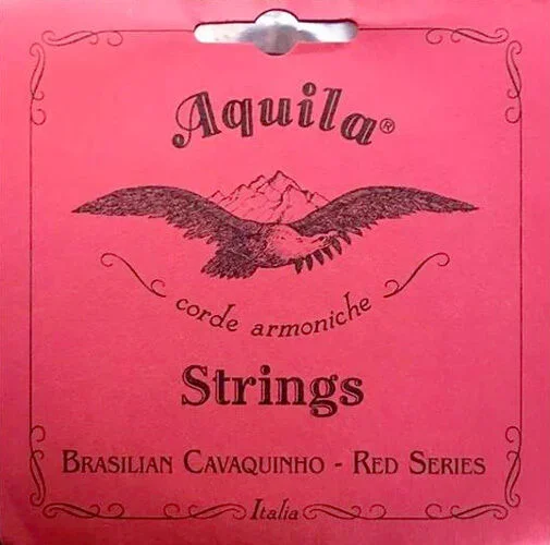 Aquila Red Series Brasilian Cavaquinho String Set for Unique Sound and Consistent Performance