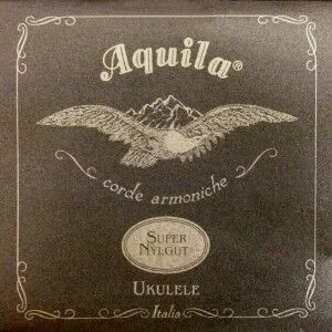 Aquila Super Nylgut Soprano Ukulele String Set – Natural Pearl Color, Smooth Finish, Fast Tuning, Strong and Durable, Rich Tone
