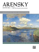 Arensky: Suite No. 1, Op. 15 for Two Pianos, Four Hands