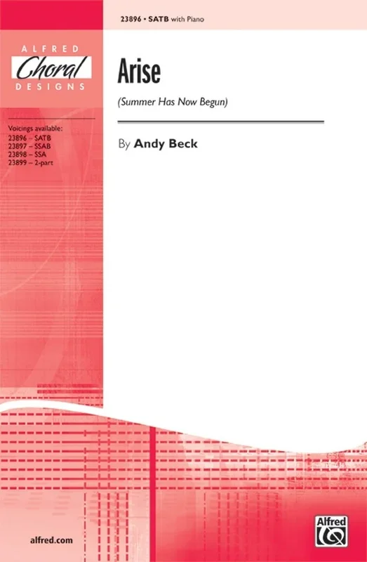 Arise Summer Has Now Begun SATB/Piano