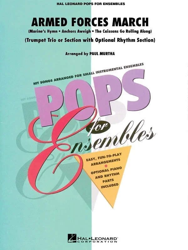Armed Forces March Trumpet Ens (Pod) Pens2-3 (Music Score/Parts)