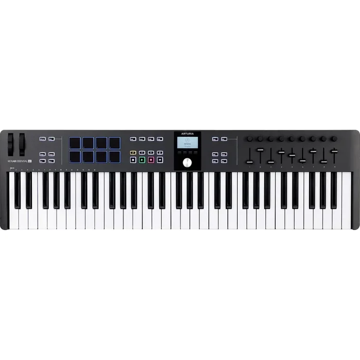 Arturia KeyLab Essentials MK3 61 Note Controller Keyboard Black