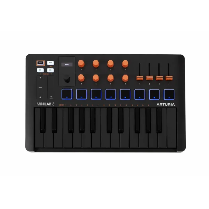 Arturia MiniLab 3 25 Note MIDI Controller Orange Limited Edition
