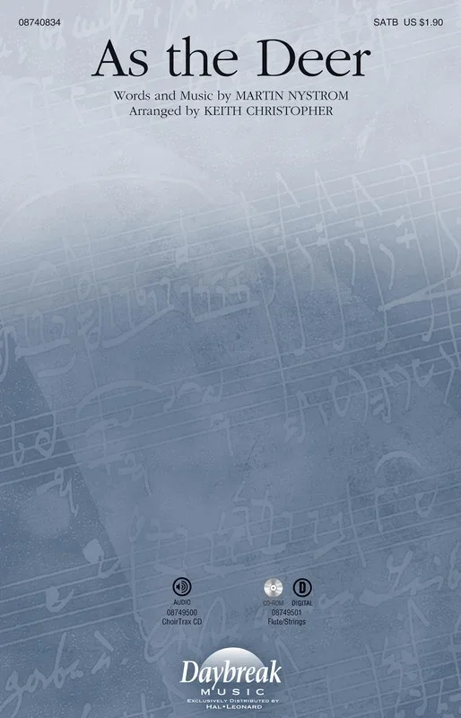 As The Deer SATB (Octavo)