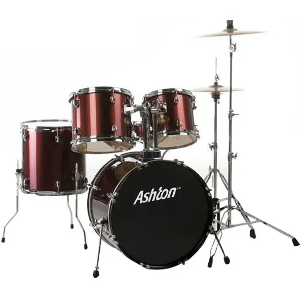 Ashton Drum Kit 5 Piece 20 Inch Bd Wine Red Tdr520Wr