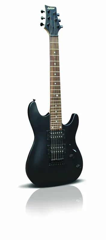 Ashton Mini Size Electric Guitar Black M Joey Backstage