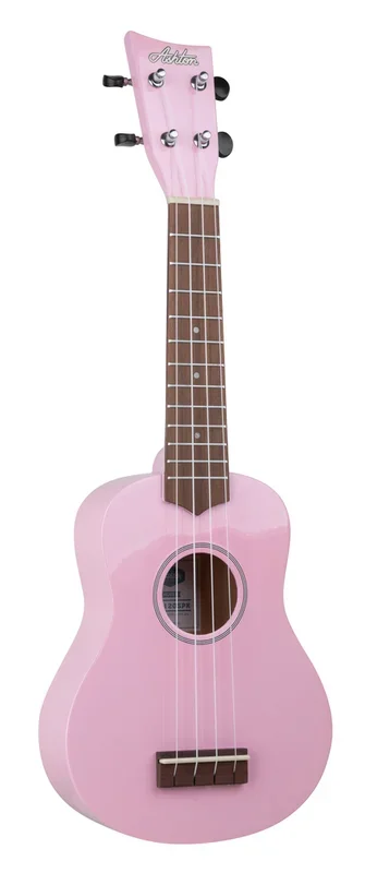 Ashton UKE120SPK Ukulele With Bag – Shell Pink