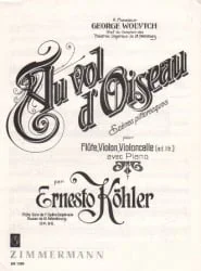 Au vol d’Oiseau – Flute, Violin, Cello (ad lib.) and Piano