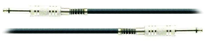 Australasian 10 Foot Black Speaker Lead Cable Straight Plug *NEW*