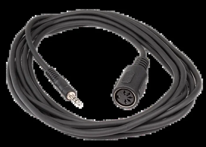 Australasian 10-Foot MIDI (F) to 3.5 TRS Cable – Model AMD10F – Black