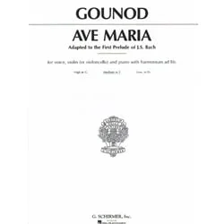 Ave Maria – Mezzo Soprano Voice, Violin (or Cello), and Piano