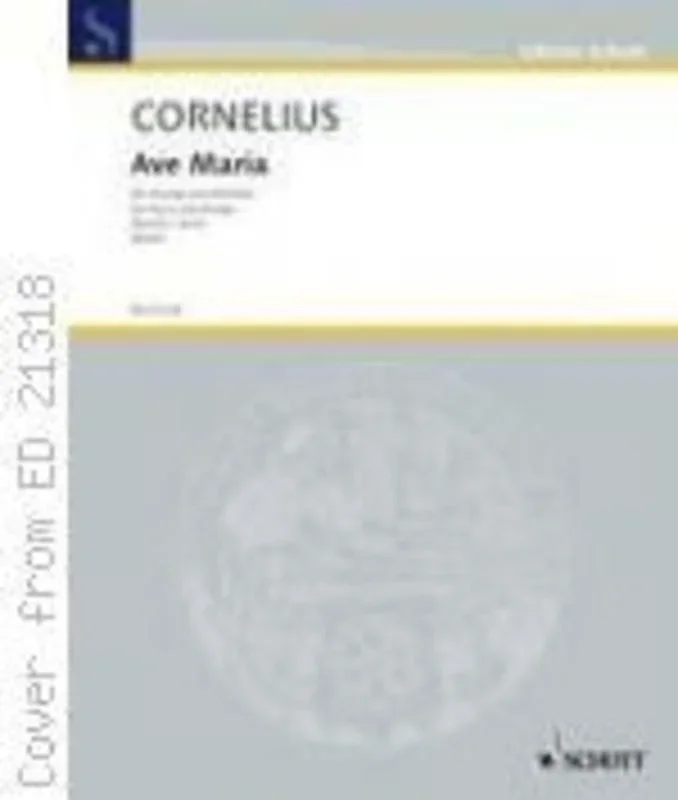 Ave Maria Arr Birtel Voice And Strings Violin 2 Par Book